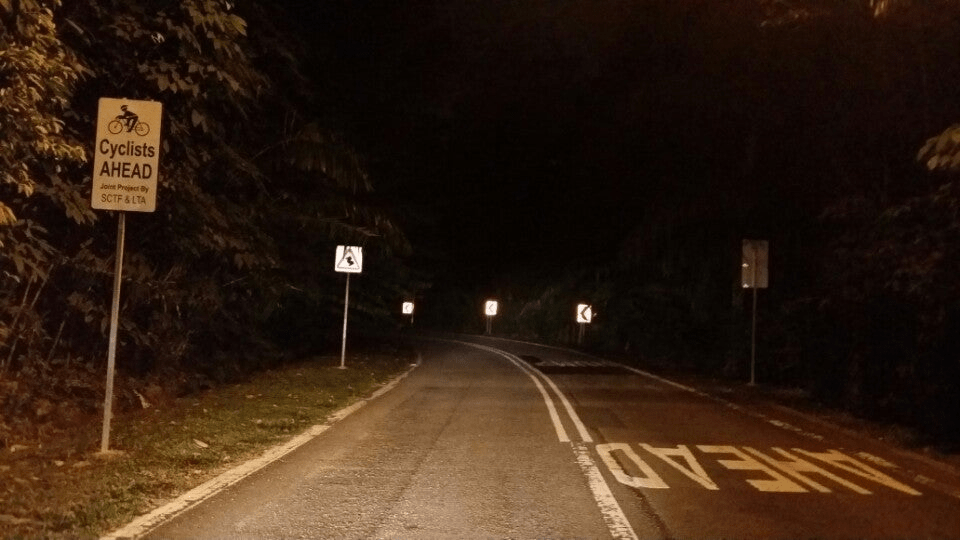 devils bend road - night road