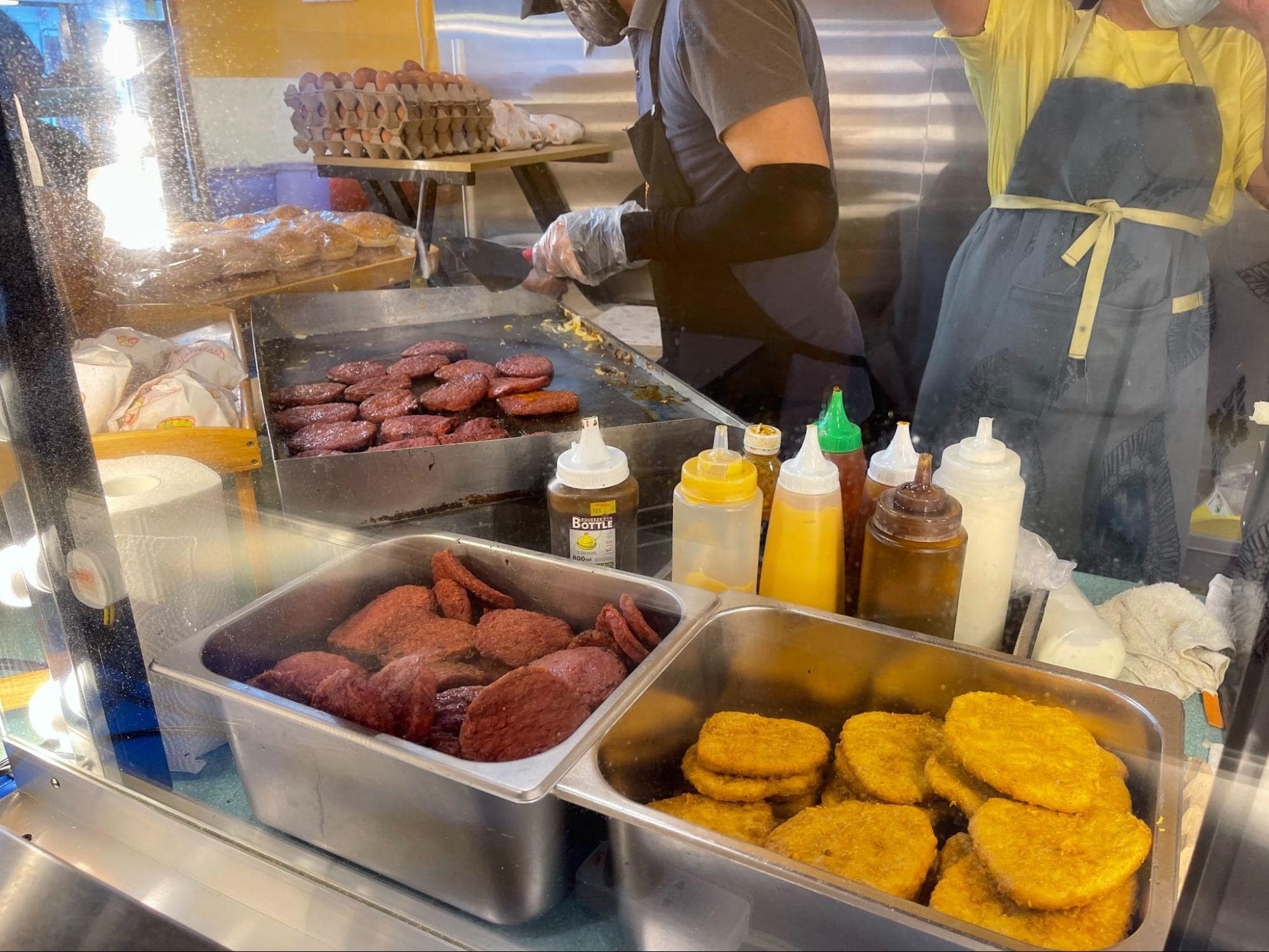 Pasar Malam Corner Ramly Burger