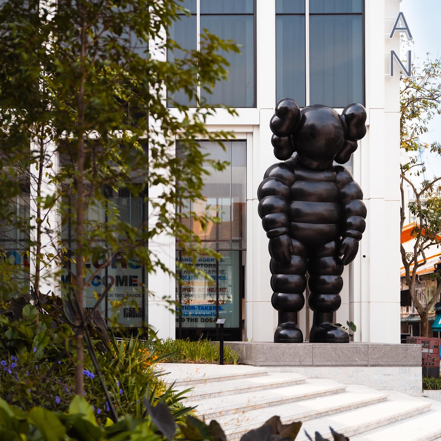 kaws sculpture