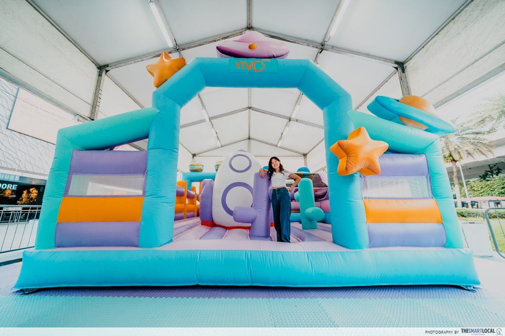 stitch - bouncy castle